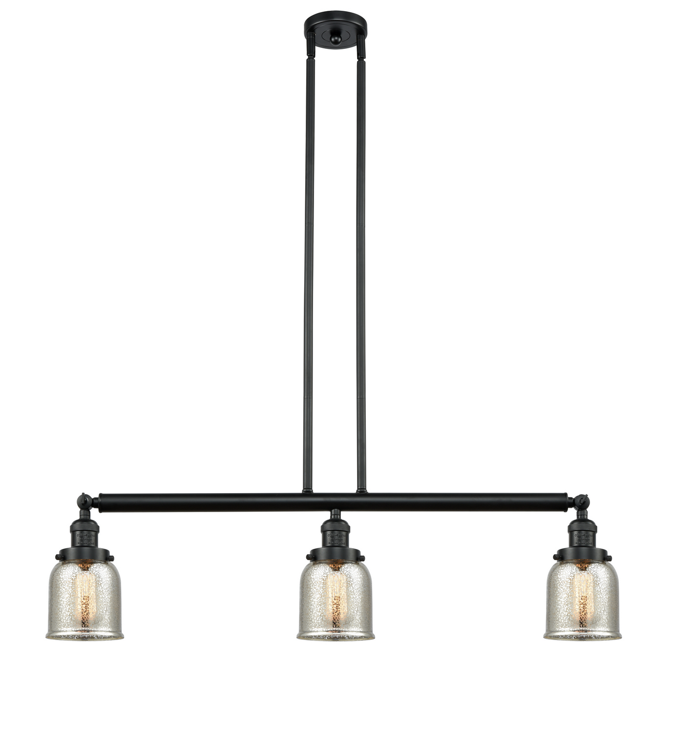 LED Island Pendant by Innovations - Franklin Restoration Collection, Matte Black Finish - 213-BK-G58-LED