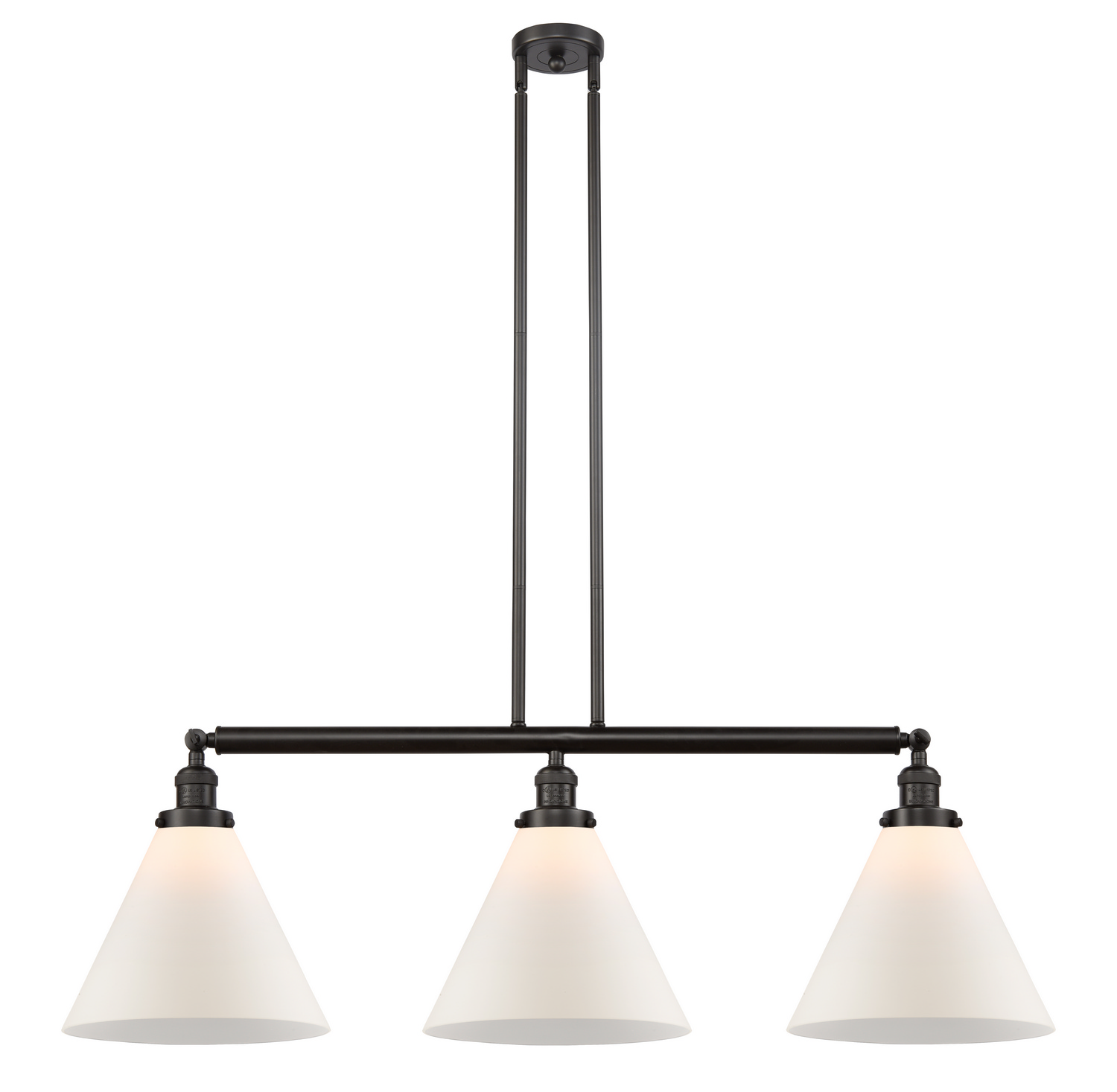 LED Island Pendant by Innovations - Franklin Restoration Collection, Oil Rubbed Bronze Finish - 213-OB-G41-L-LED