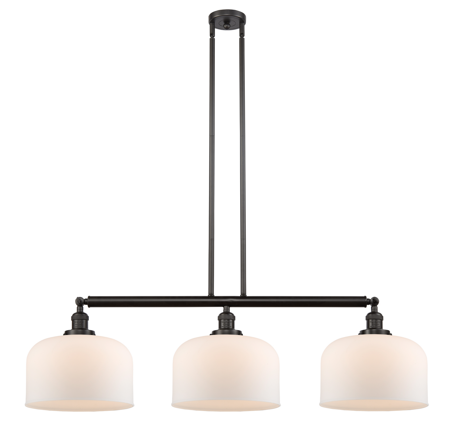 LED Island Pendant by Innovations - Franklin Restoration Collection, Oil Rubbed Bronze Finish - 213-OB-G71-L-LED