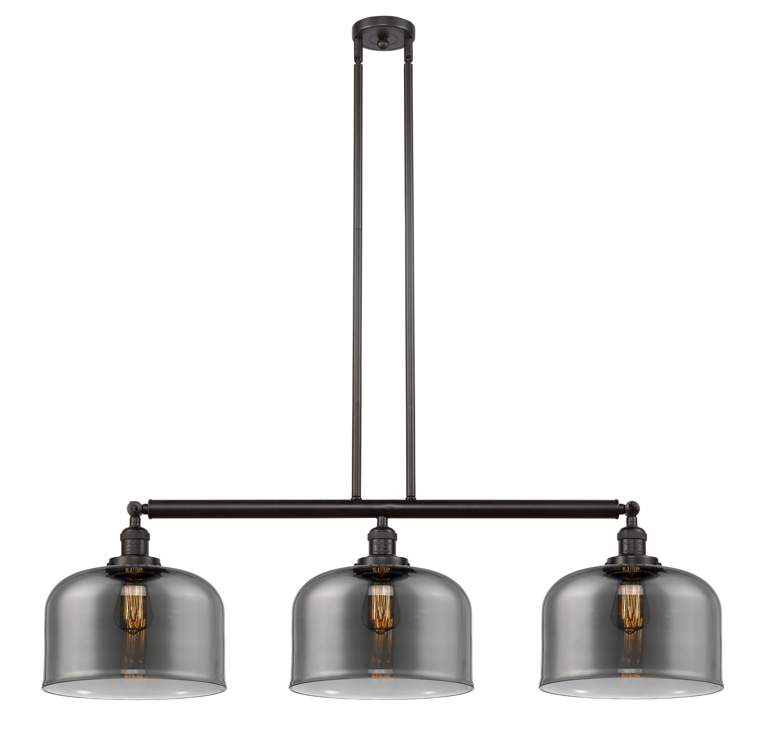 LED Island Pendant by Innovations - Franklin Restoration Collection, Oil Rubbed Bronze Finish - 213-OB-G73-L-LED