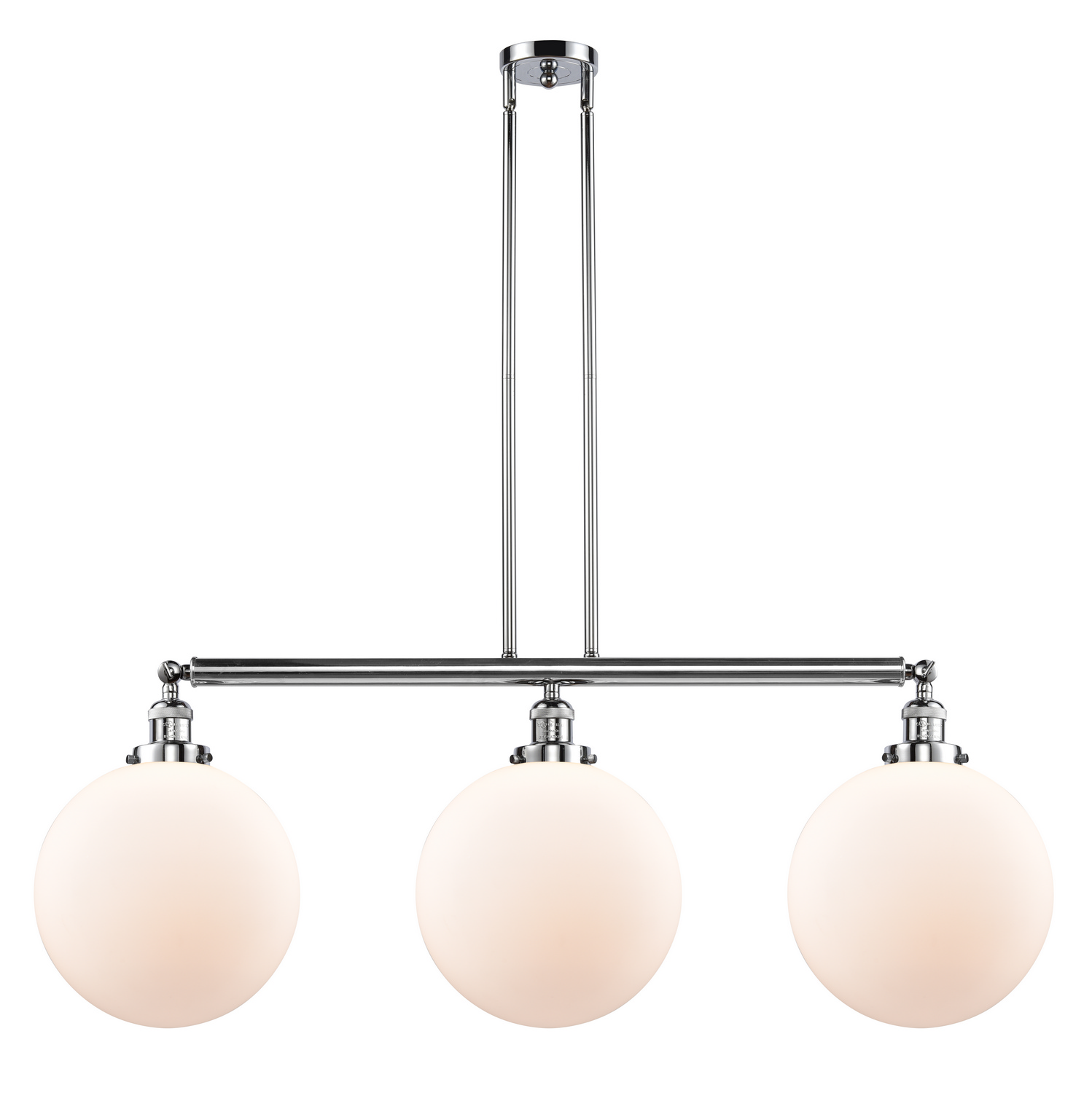 LED Island Pendant by Innovations - Franklin Restoration Collection, Polished Chrome Finish - 213-PC-G201-12-LED