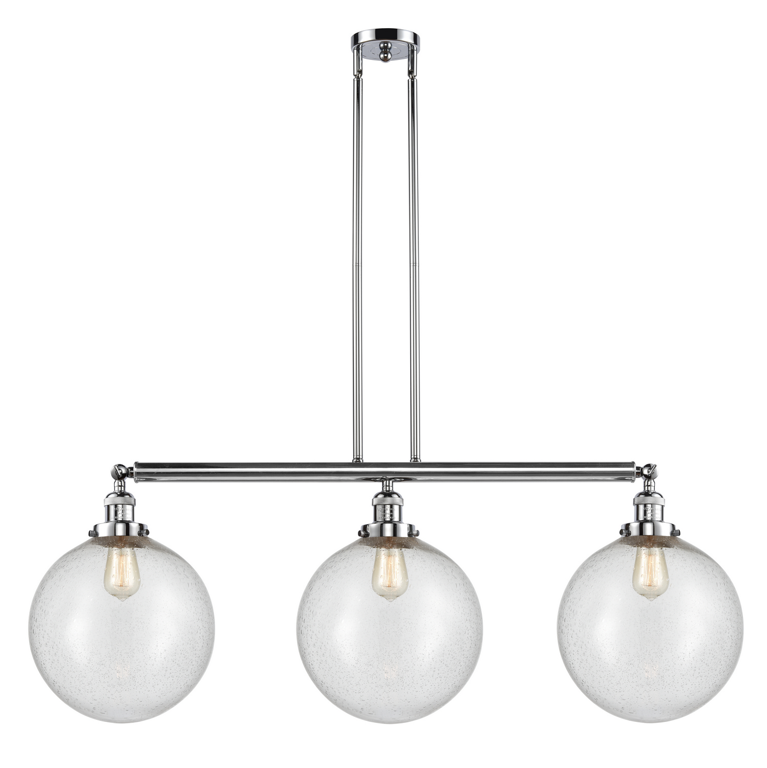 LED Island Pendant by Innovations - Franklin Restoration Collection, Polished Chrome Finish - 213-PC-G204-12-LED