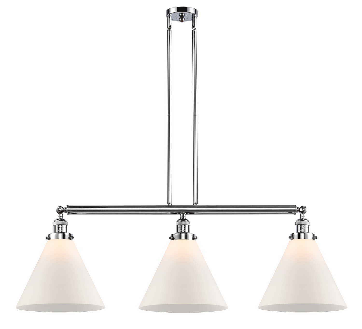 Three Light Island Pendant by Innovations - Franklin Restoration Collection, Polished Chrome Finish - 213-PC-G41-L