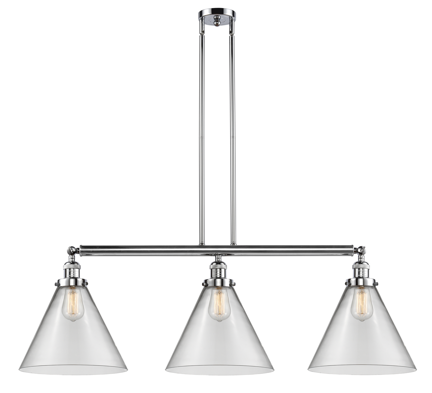 LED Island Pendant by Innovations - Franklin Restoration Collection, Polished Chrome Finish - 213-PC-G42-L-LED