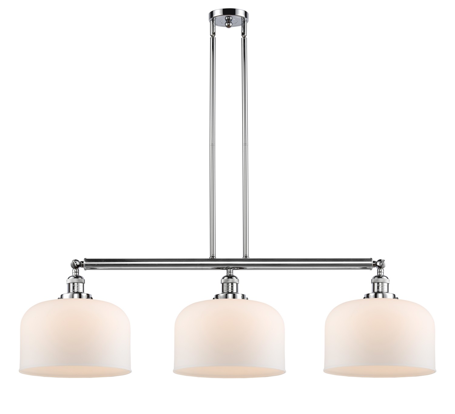 Three Light Island Pendant by Innovations - Franklin Restoration Collection, Polished Chrome Finish - 213-PC-G71-L