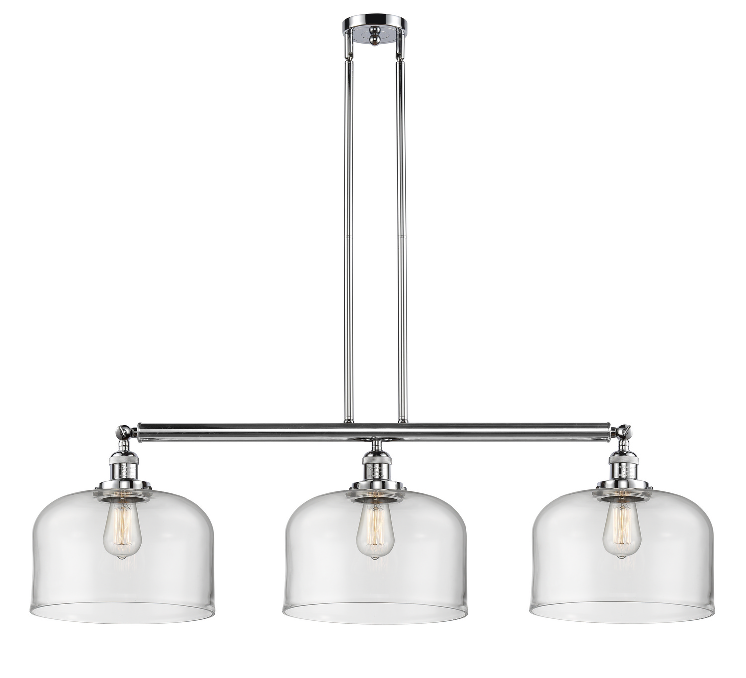 LED Island Pendant by Innovations - Franklin Restoration Collection, Polished Chrome Finish - 213-PC-G72-L-LED