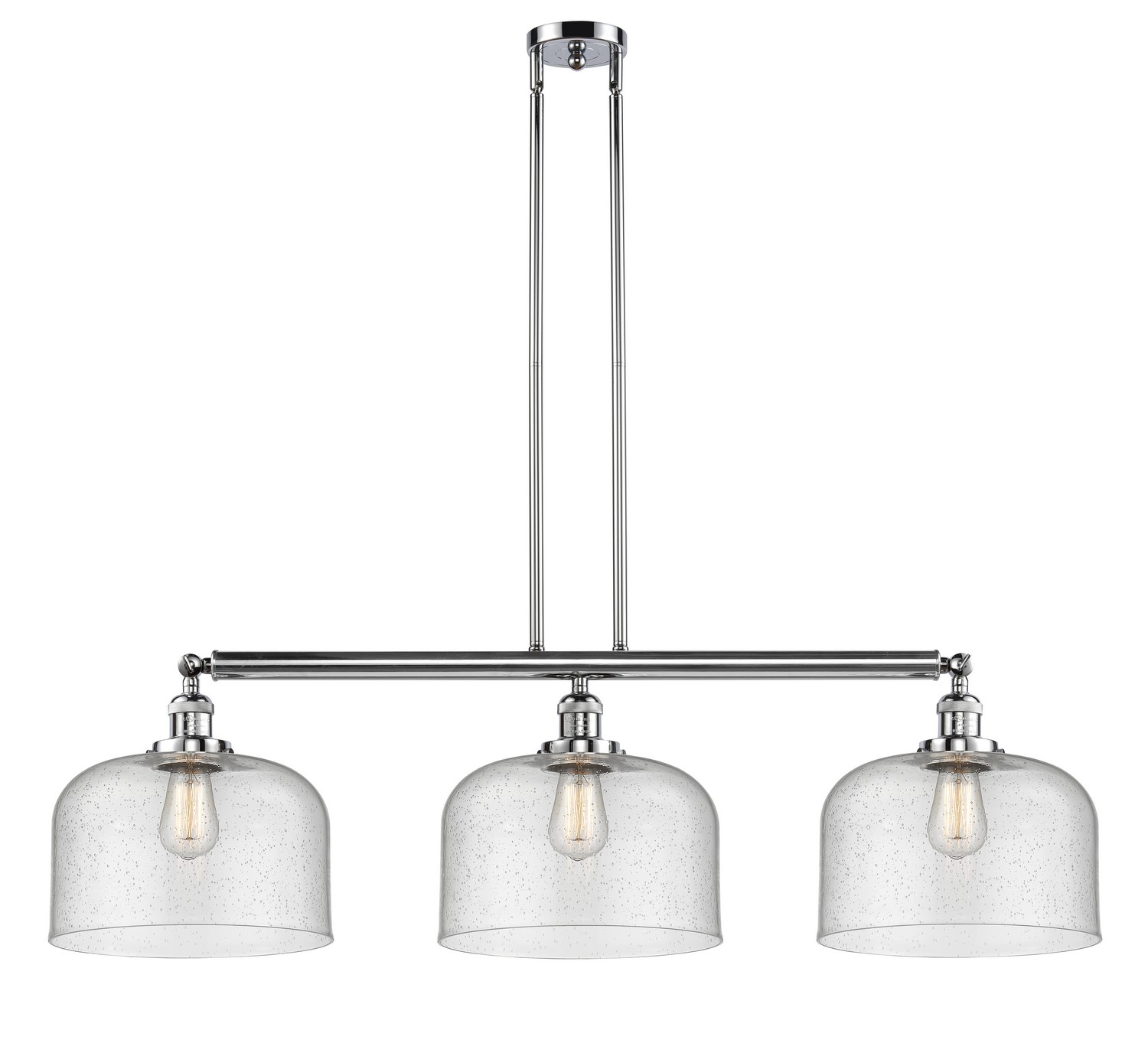 Three Light Island Pendant by Innovations - Franklin Restoration Collection, Polished Chrome Finish - 213-PC-G74-L