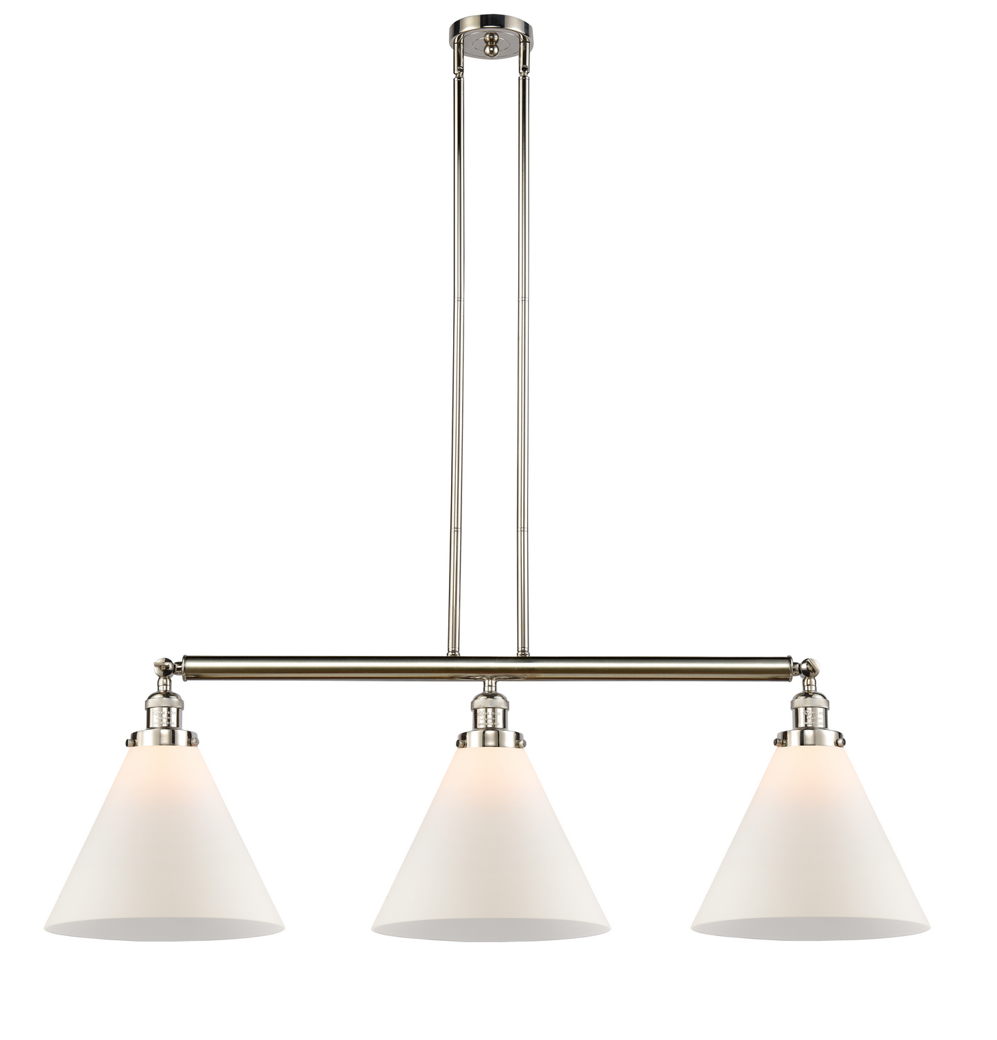 LED Island Pendant by Innovations - Franklin Restoration Collection, Polished Nickel Finish - 213-PN-G41-L-LED