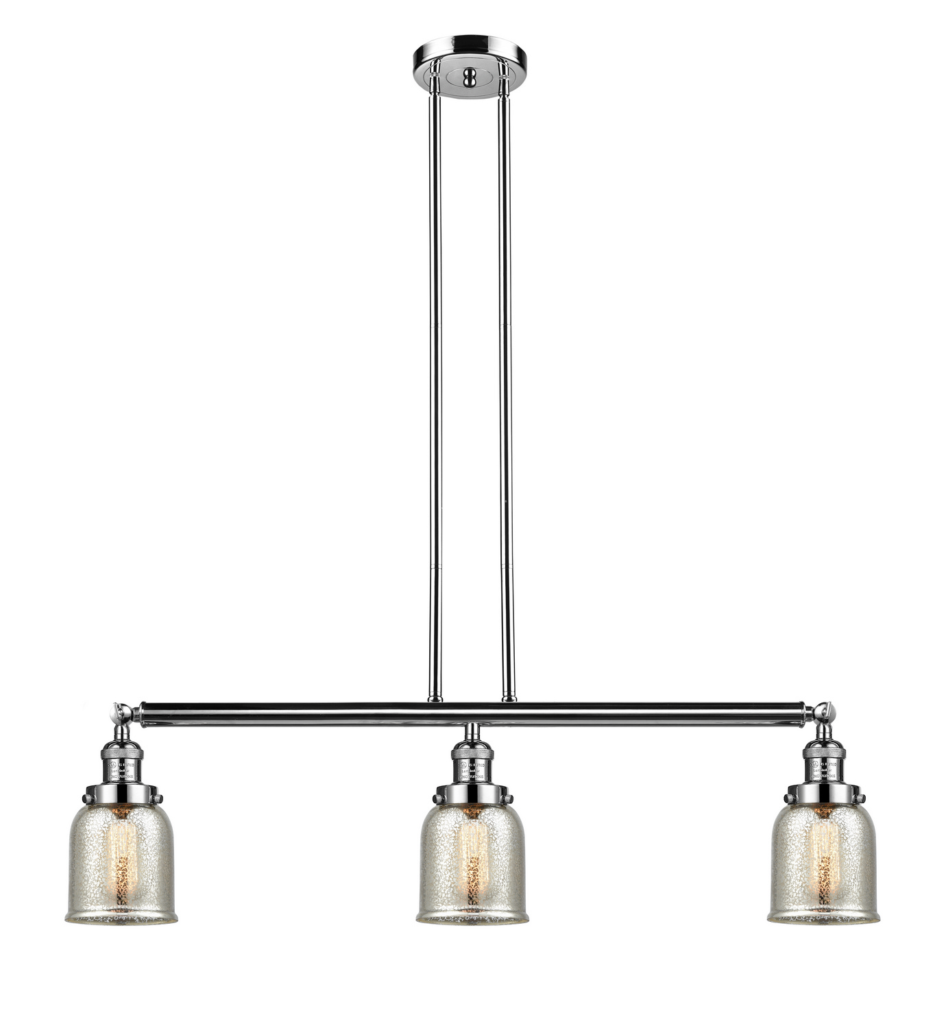 LED Island Pendant by Innovations - Franklin Restoration Collection, Polished Nickel Finish - 213-PN-G58-LED