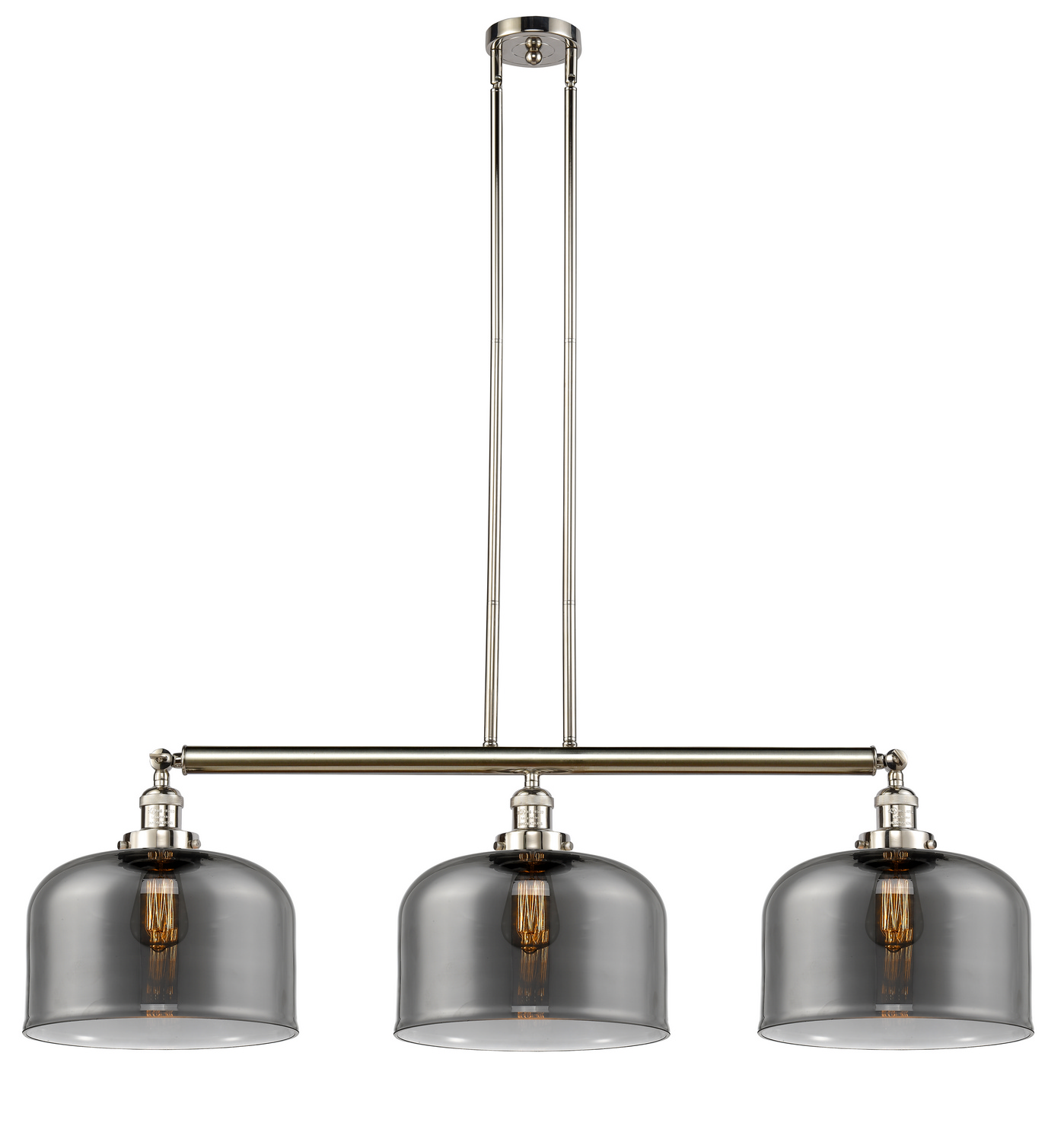 LED Island Pendant by Innovations - Franklin Restoration Collection, Polished Nickel Finish - 213-PN-G73-L-LED