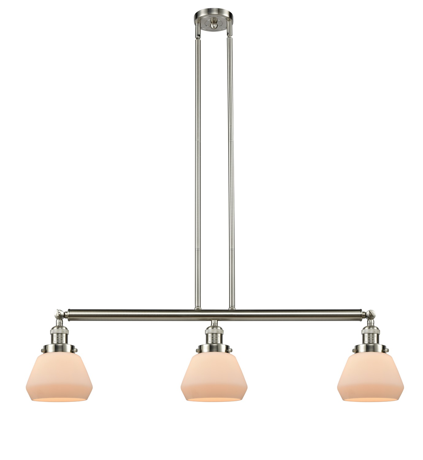 LED Island Pendant by Innovations - Franklin Restoration Collection, Brushed Satin Nickel Finish - 213-SN-G171-LED