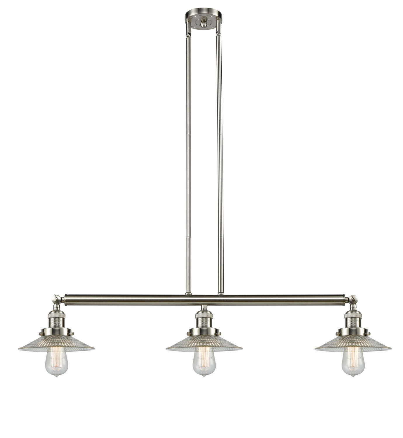 LED Island Pendant by Innovations - Franklin Restoration Collection, Brushed Satin Nickel Finish - 213-SN-G2-LED
