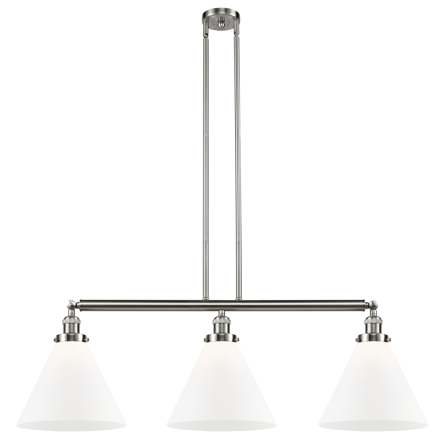 LED Island Pendant by Innovations - Franklin Restoration Collection, Brushed Satin Nickel Finish - 213-SN-G41-L-LED