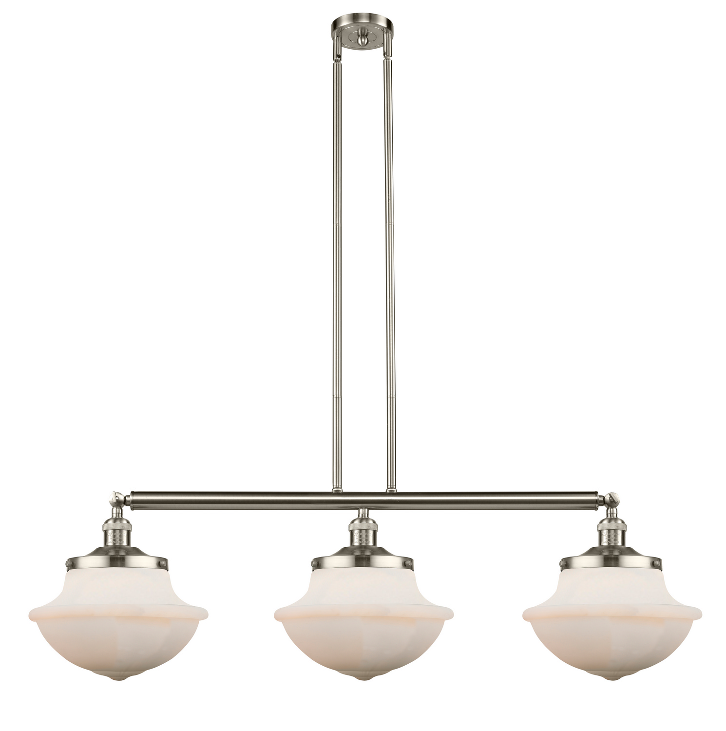 LED Island Pendant by Innovations - Franklin Restoration Collection, Brushed Satin Nickel Finish - 213-SN-G541-LED