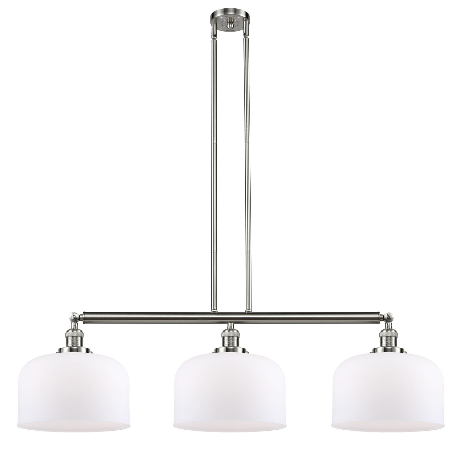LED Island Pendant by Innovations - Franklin Restoration Collection, Brushed Satin Nickel Finish - 213-SN-G71-L-LED