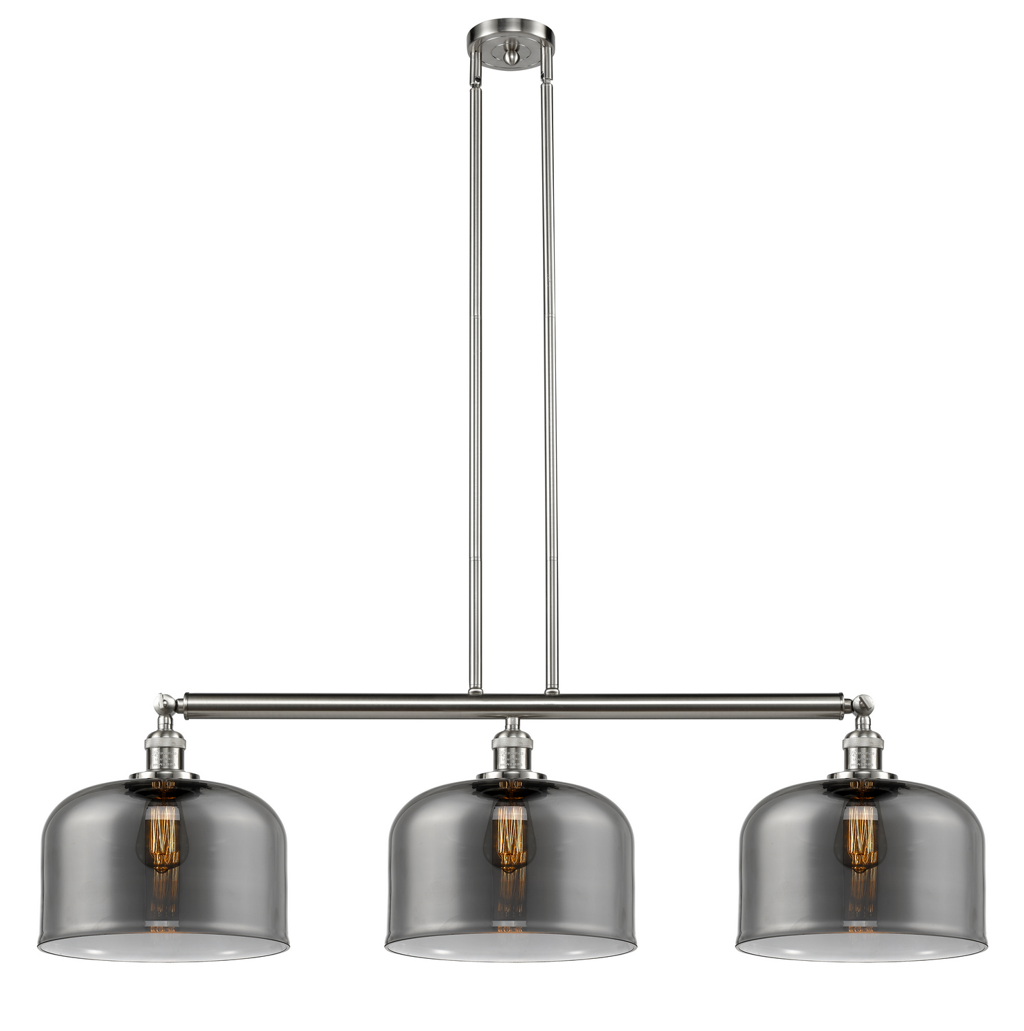 LED Island Pendant by Innovations - Franklin Restoration Collection, Brushed Satin Nickel Finish - 213-SN-G73-L-LED