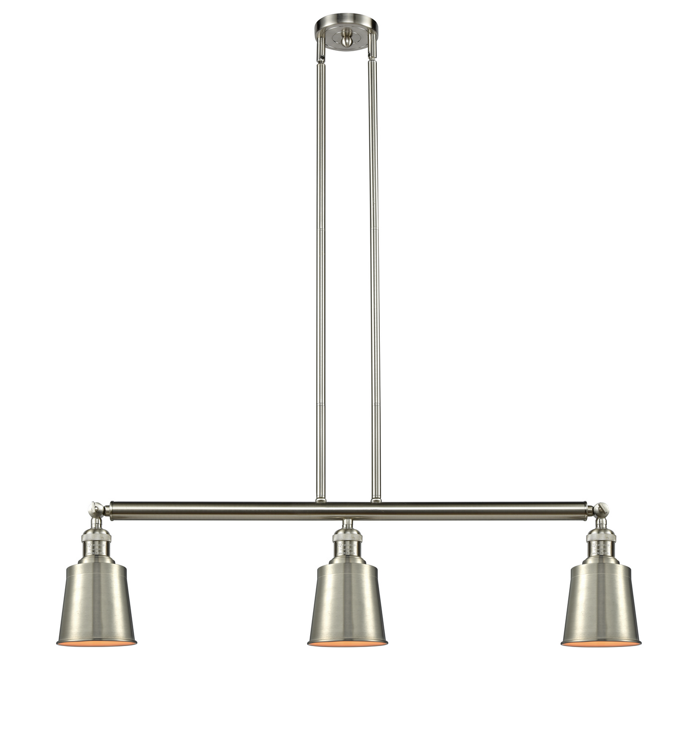 LED Island Pendant by Innovations - Franklin Restoration Collection, Brushed Satin Nickel Finish - 213-SN-M9-SN-LED