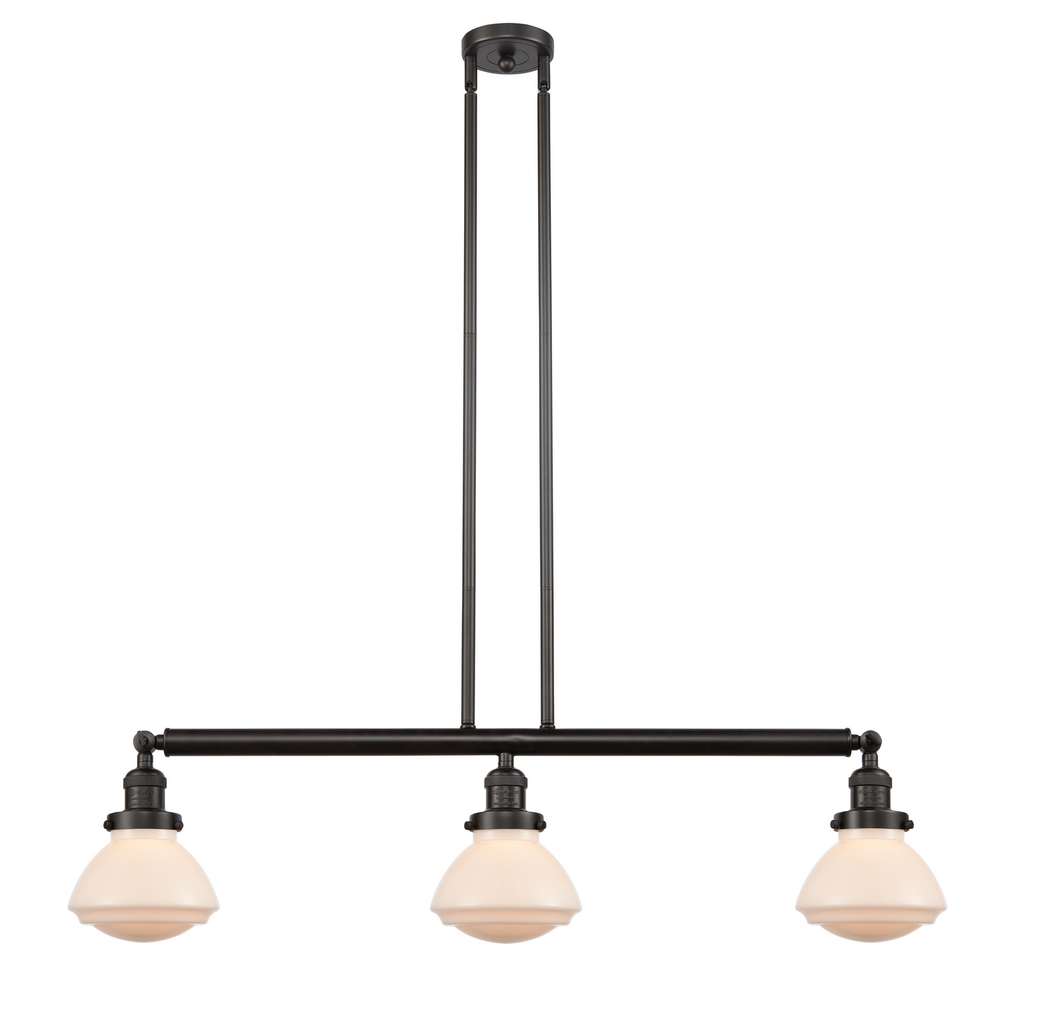 LED Island Pendant by Innovations - Franklin Restoration Collection, Brushed Brass Finish - 213-BB-G202-12-LED
