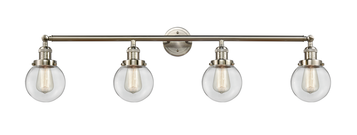 LED Bath Vanity by Innovations - Franklin Restoration Collection, Brushed Satin Nickel Finish - 215-SN-G202-6-LED