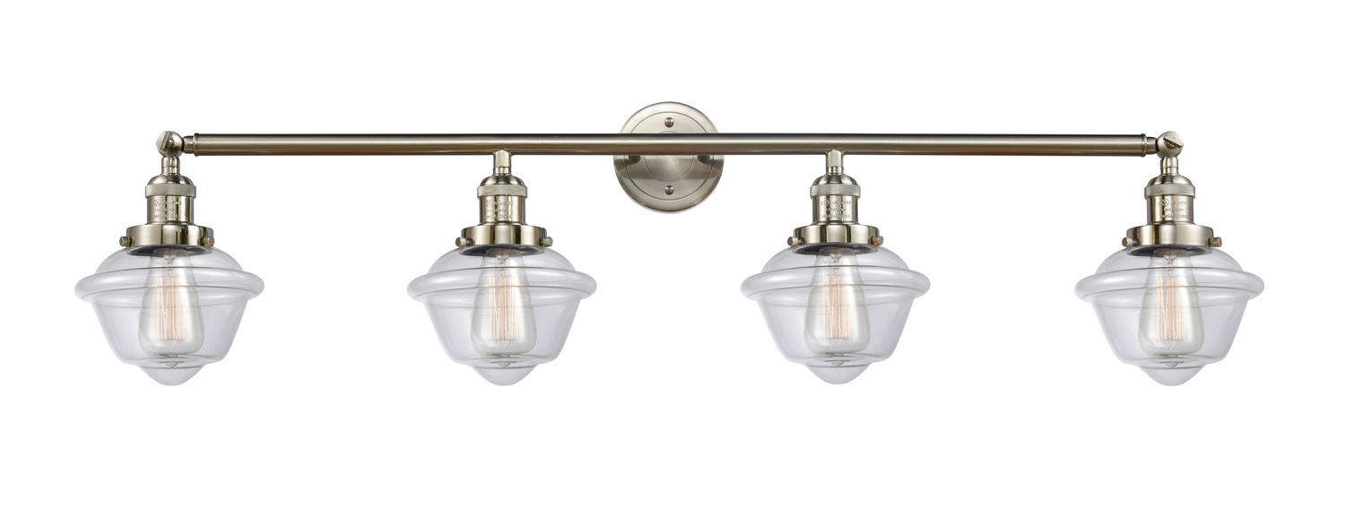 Four Light Bath Vanity by Innovations - Franklin Restoration Collection, Brushed Satin Nickel Finish - 215-SN-G532
