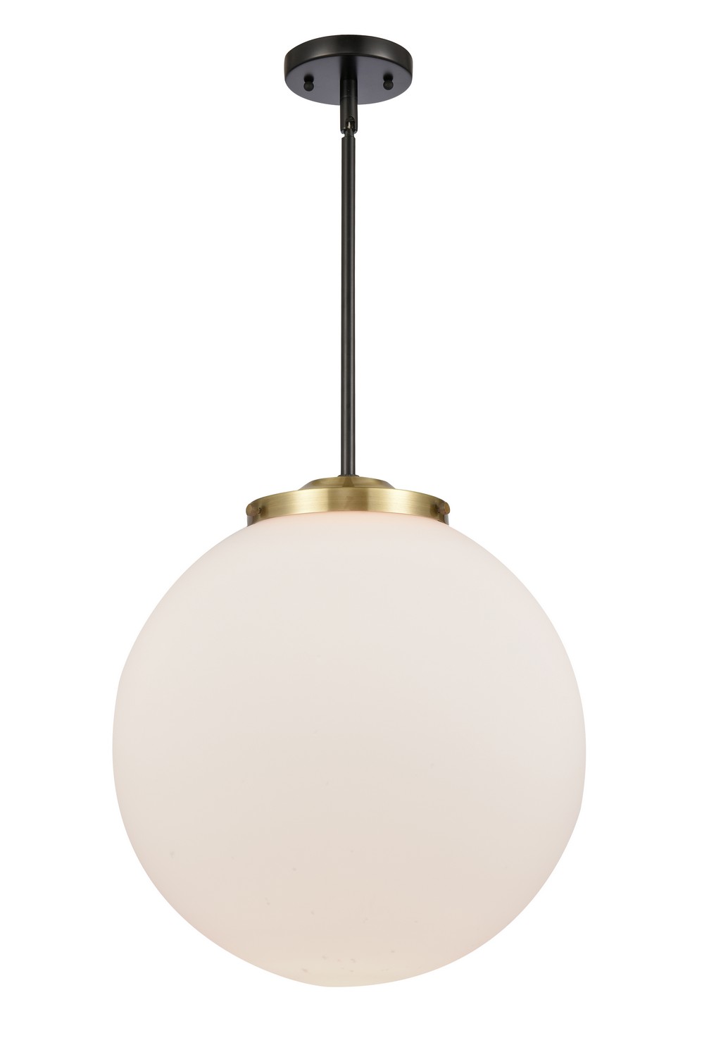 LED Pendant by Innovations - Essex Collection, Black Antique Brass Finish - 221-1S-BAB-G201-16-LED