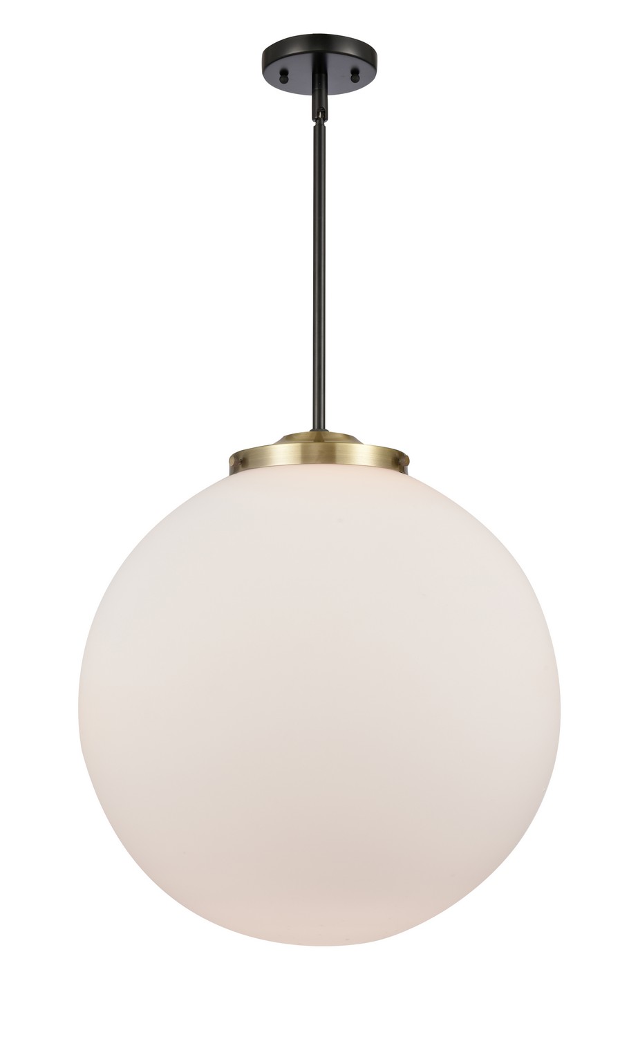 LED Pendant by Innovations - Essex Collection, Black Antique Brass Finish - 221-1S-BAB-G201-18-LED