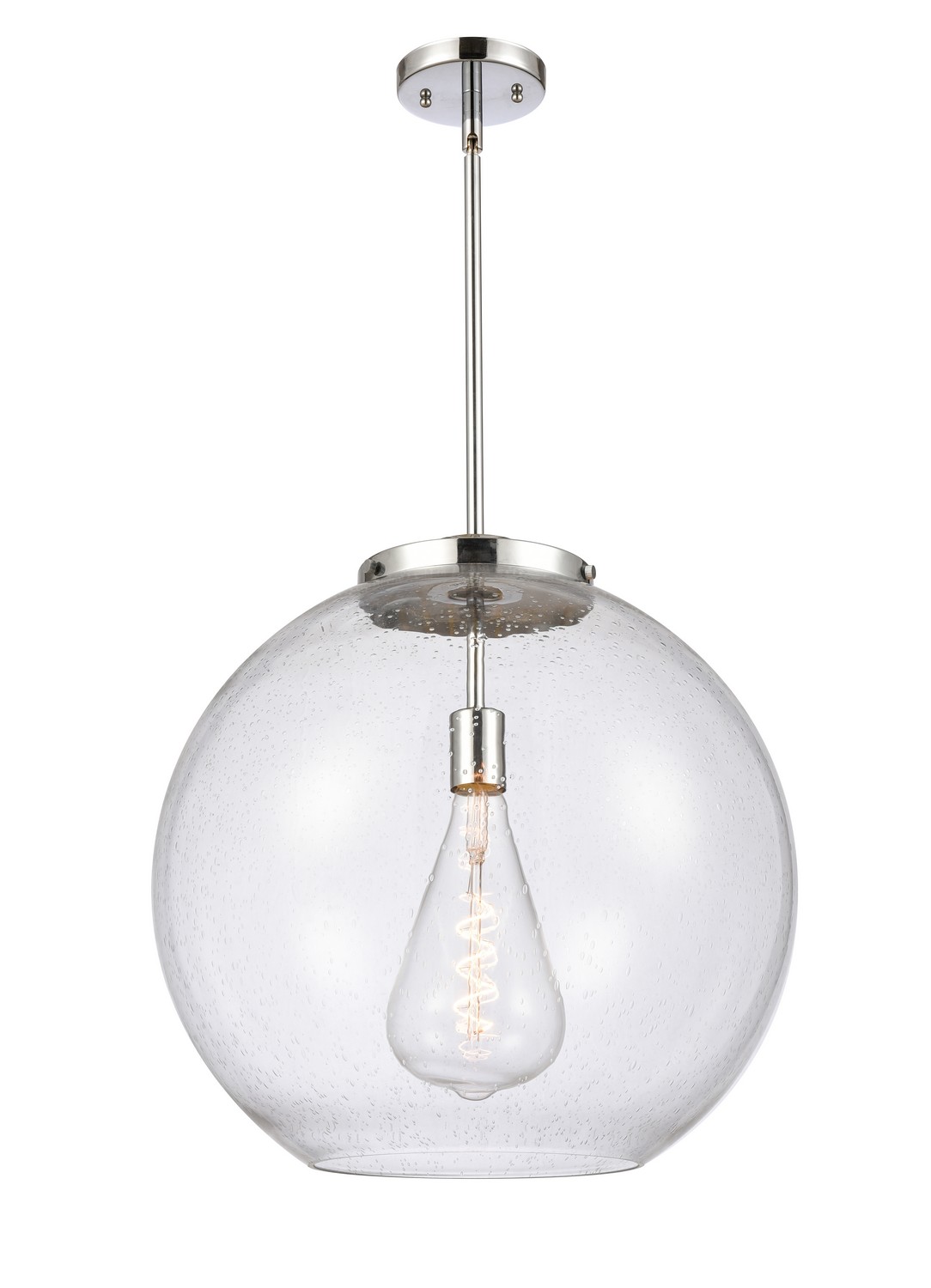 LED Pendant by Innovations - Essex Collection, Polished Chrome Finish - 221-1S-PC-G124-18-LED