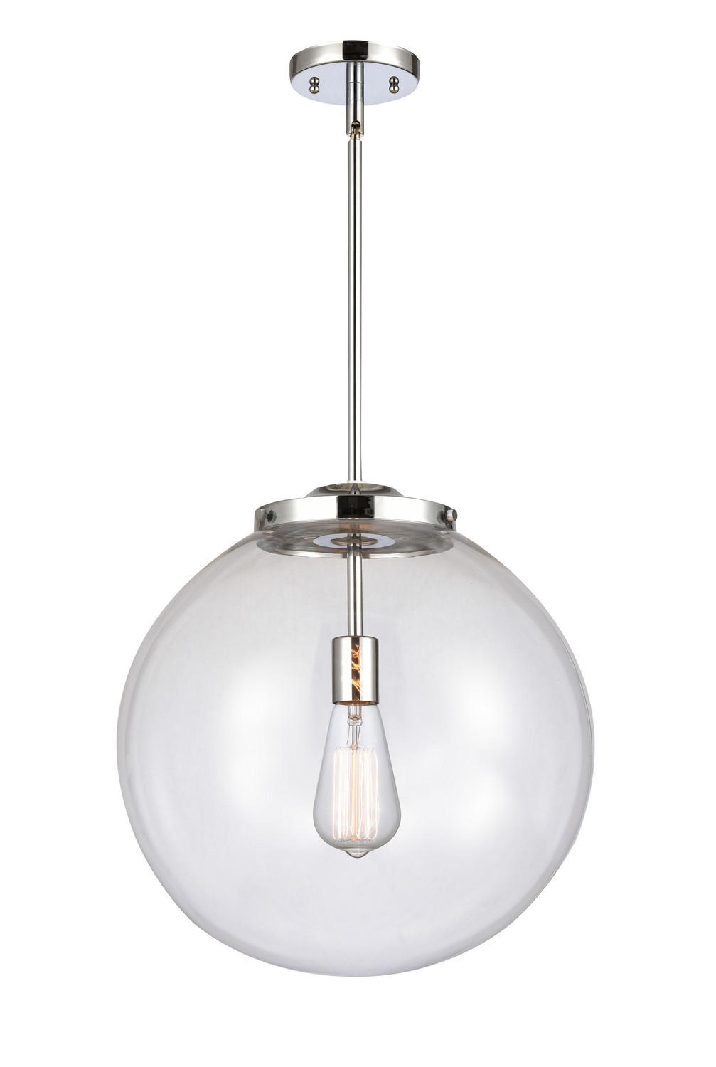 LED Pendant by Innovations - Essex Collection, Polished Chrome Finish - 221-1S-PC-G202-16-LED