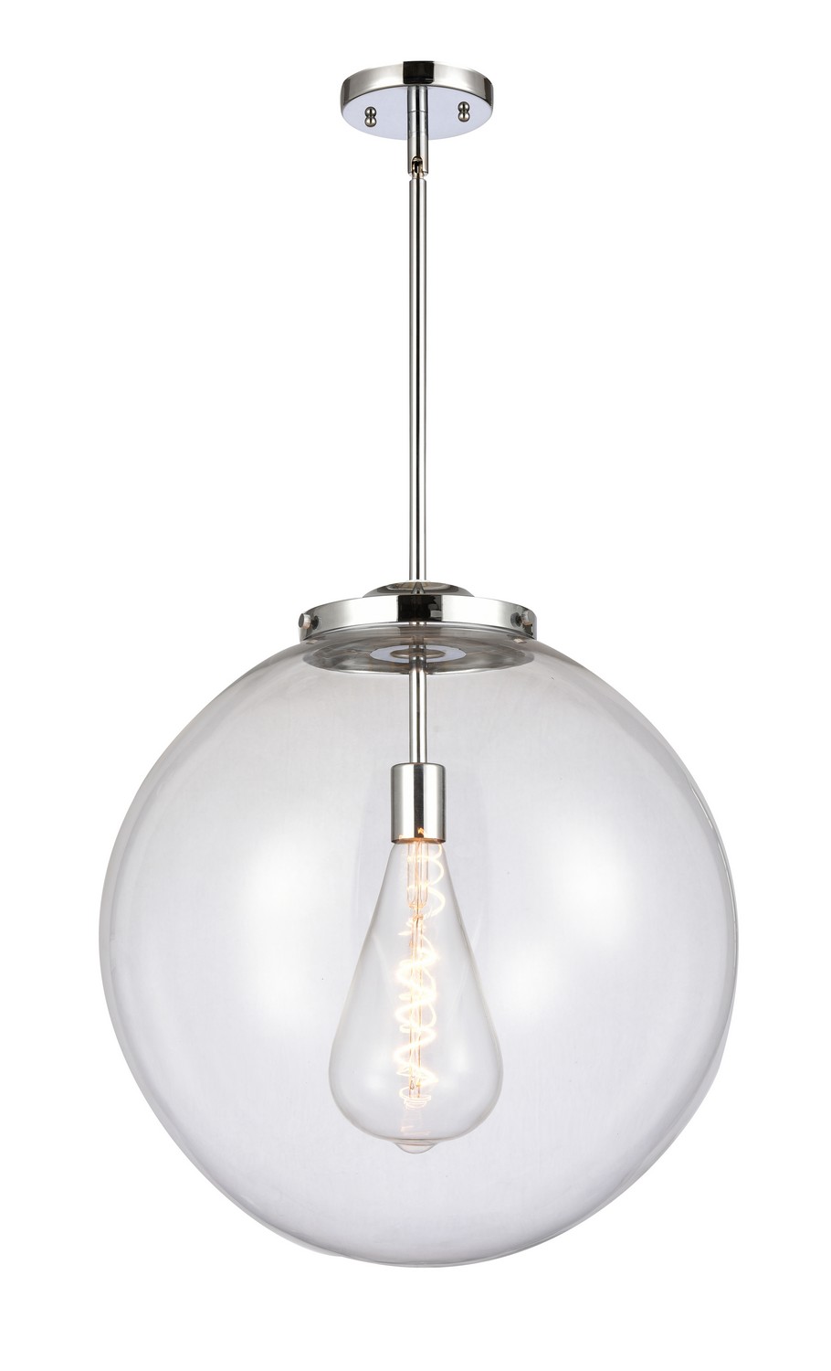 LED Pendant by Innovations - Essex Collection, Polished Chrome Finish - 221-1S-PC-G202-18-LED