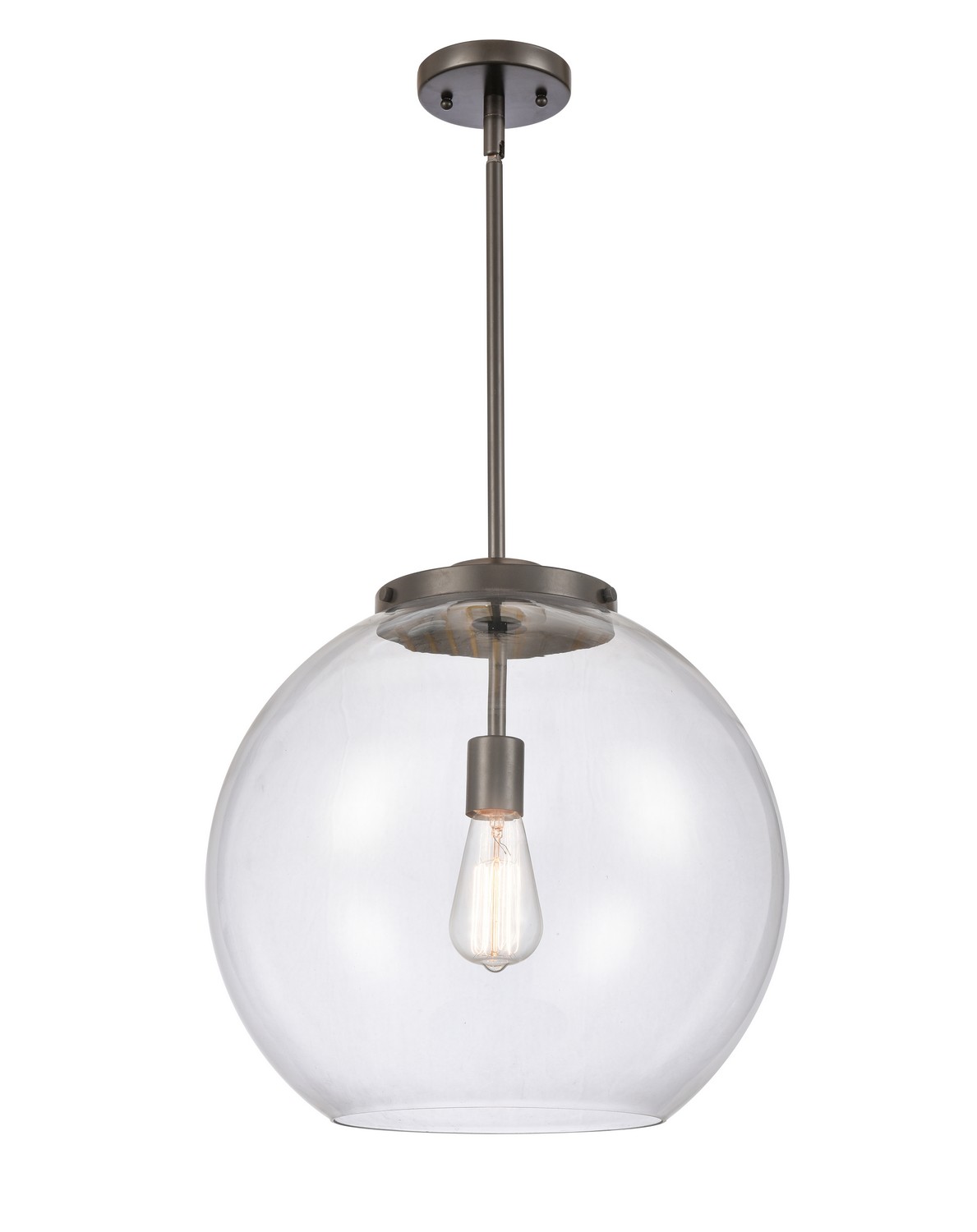 LED Pendant by Innovations - Essex Collection, Oil Rubbed Bronze Finish - 221-1S-OB-G122-16-LED