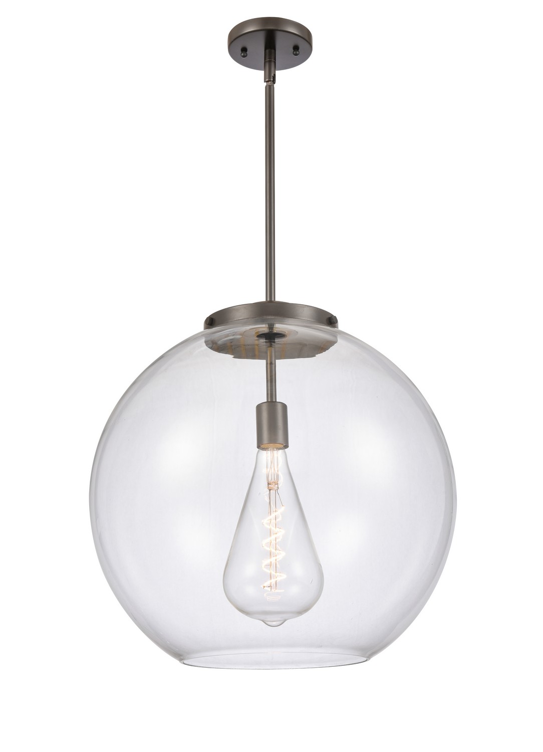 LED Pendant by Innovations - Essex Collection, Oil Rubbed Bronze Finish - 221-1S-OB-G122-18-LED