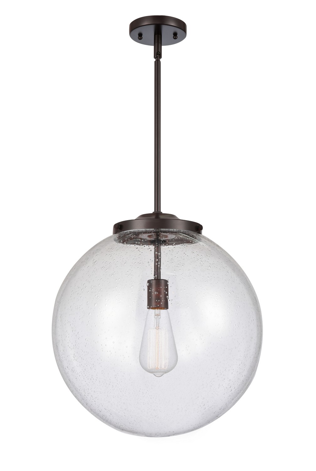 LED Pendant by Innovations - Essex Collection, Oil Rubbed Bronze Finish - 221-1S-OB-G204-16-LED