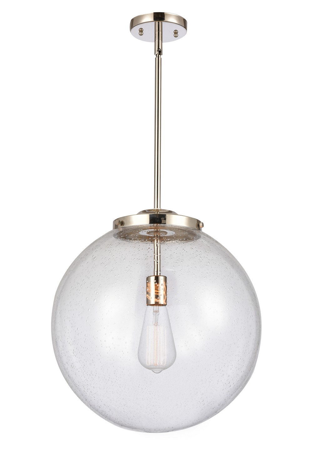 LED Pendant by Innovations - Essex Collection, Polished Nickel Finish - 221-1S-PN-G204-16-LED