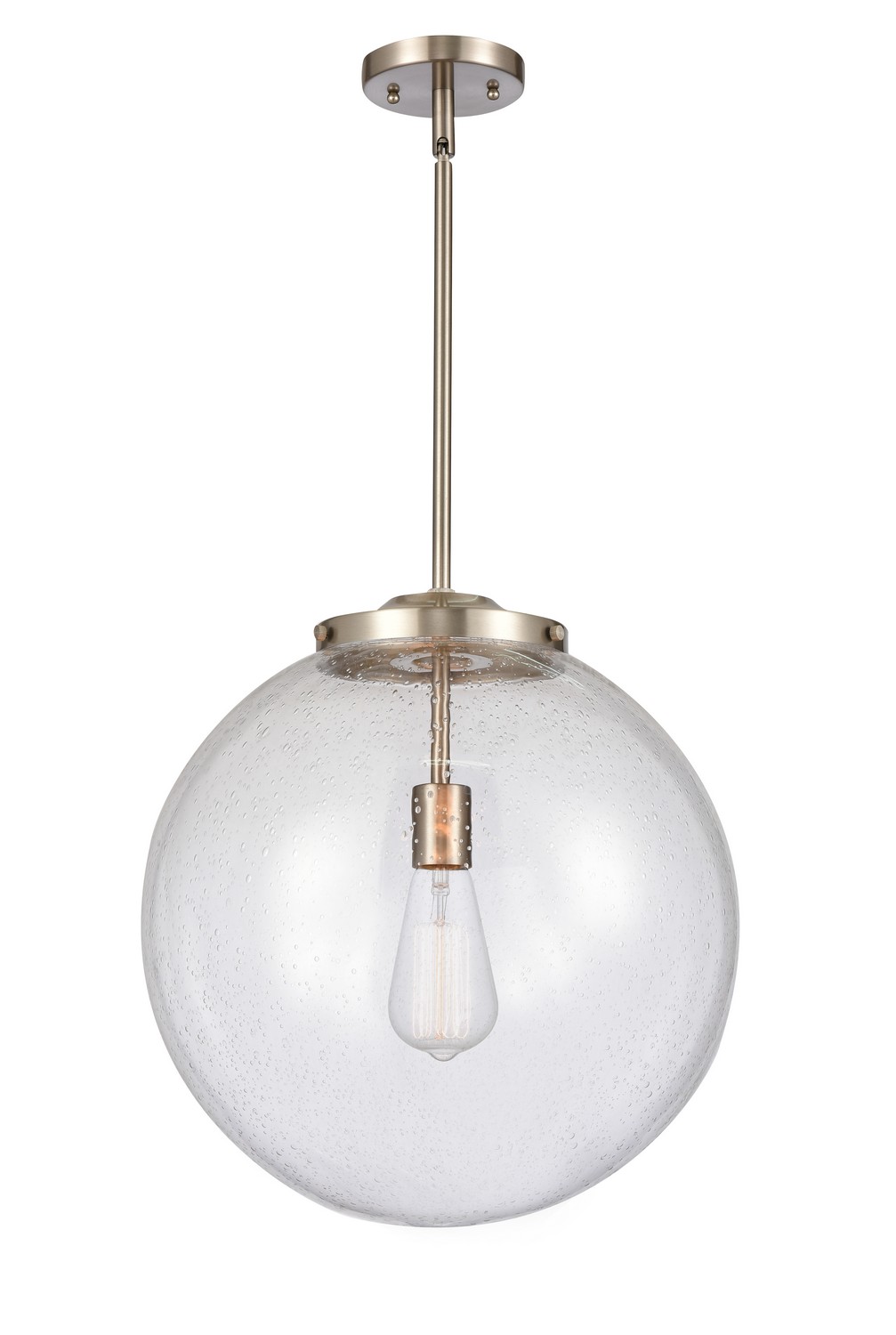 LED Pendant by Innovations - Essex Collection, Brushed Satin Nickel Finish - 221-1S-SN-G204-16-LED