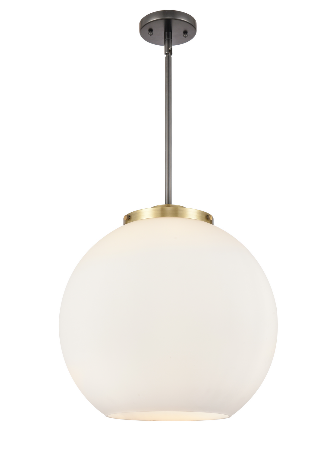 Three Light Pendant by Innovations - Essex Collection, Black Antique Brass Finish - 221-3S-BAB-G121-16