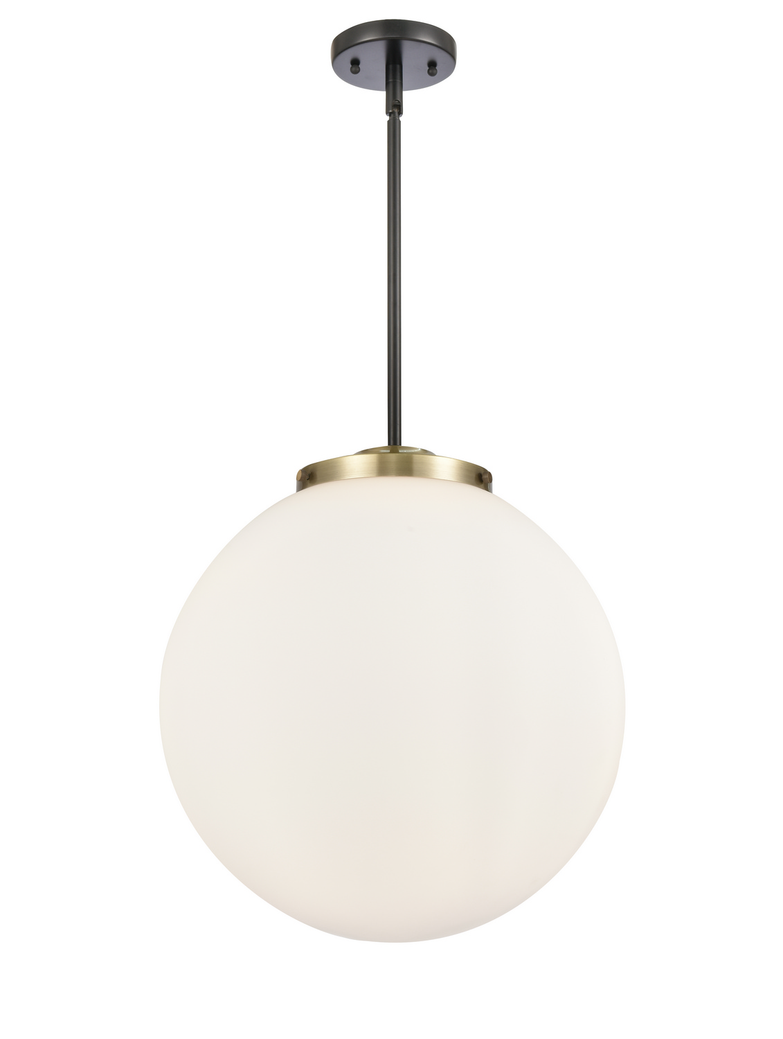 Three Light Pendant by Innovations - Essex Collection, Black Antique Brass Finish - 221-3S-BAB-G201-16