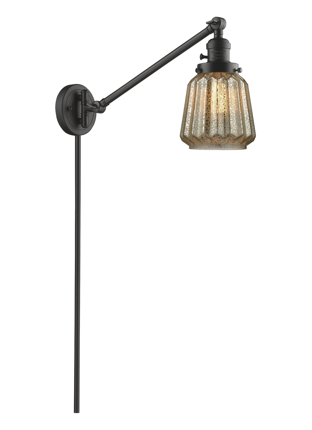LED Swing Arm by Innovations - Franklin Restoration Collection, Oil Rubbed Bronze Finish - 237-OB-G146-LED