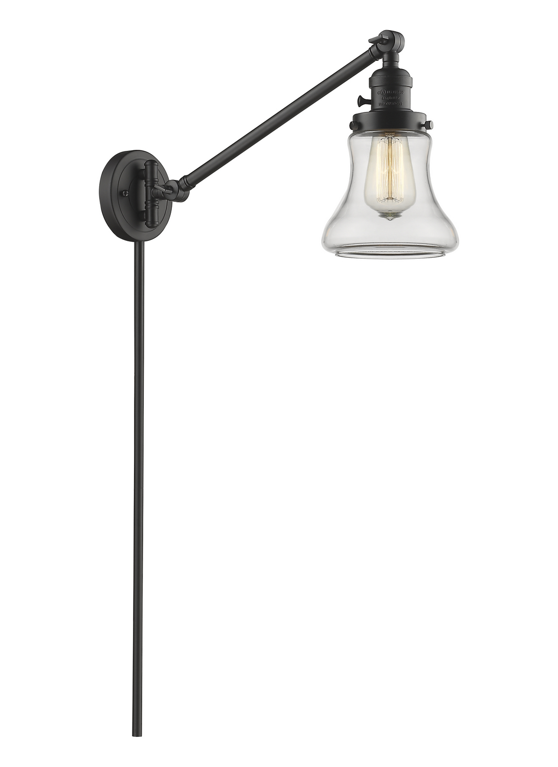 LED Swing Arm by Innovations - Franklin Restoration Collection, Oil Rubbed Bronze Finish - 237-OB-G192-LED