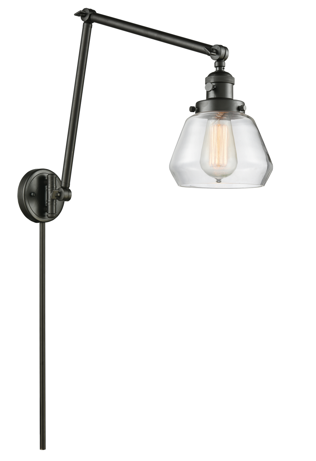 LED Swing Arm by Innovations - Franklin Restoration Collection, Oil Rubbed Bronze Finish - 238-OB-G172-LED