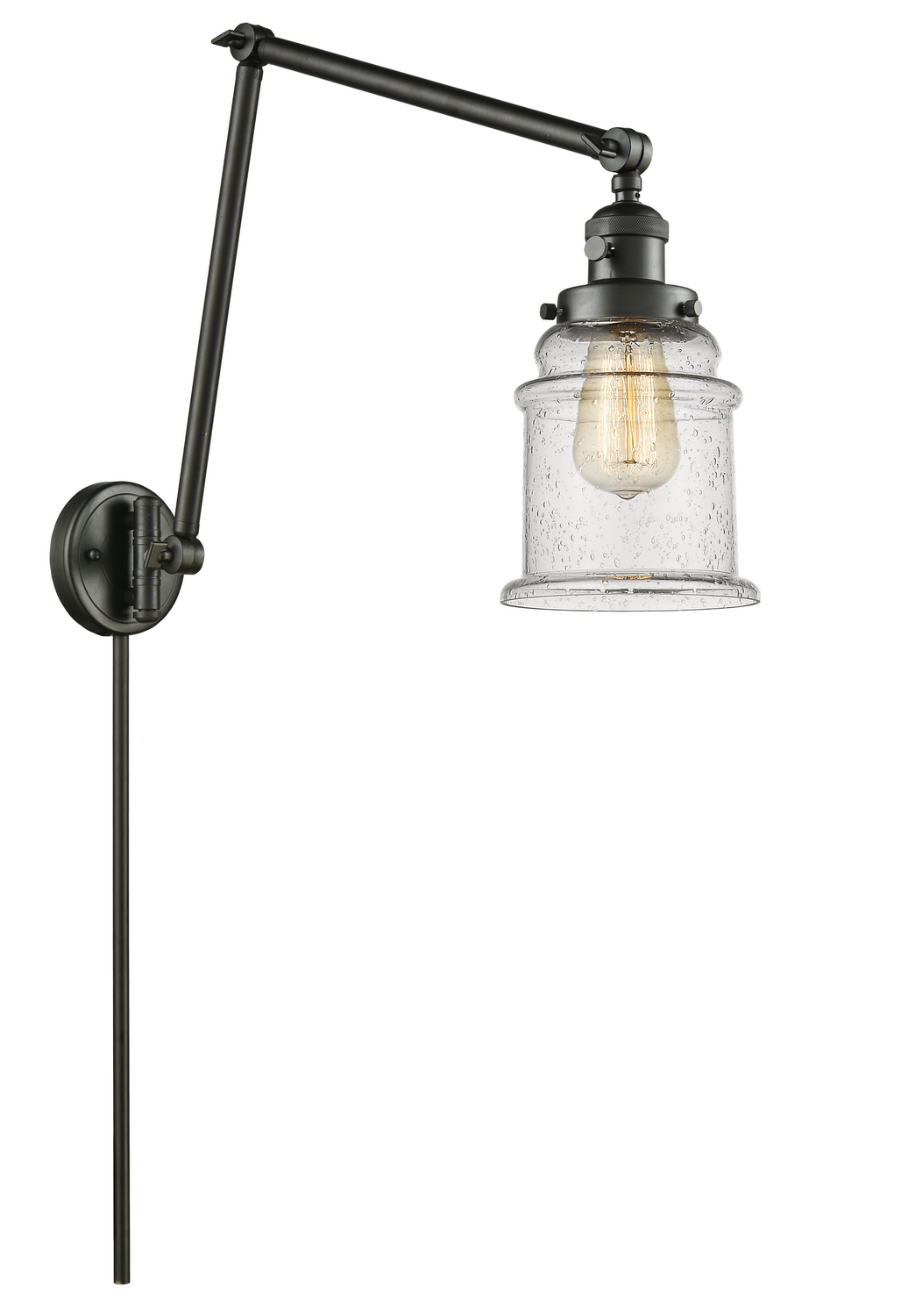 LED Swing Arm by Innovations - Franklin Restoration Collection, Oil Rubbed Bronze Finish - 238-OB-G184-LED