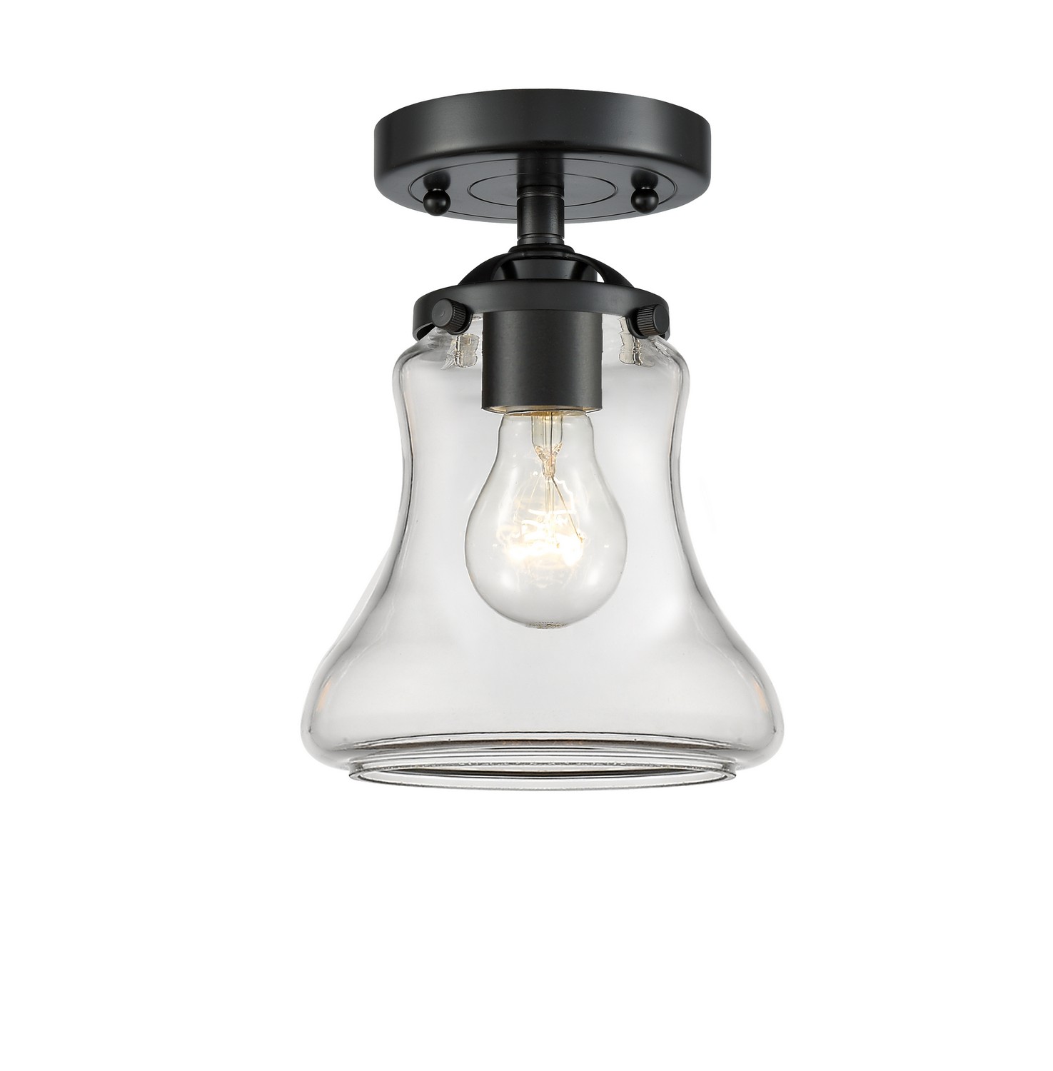 LED Semi-Flush Mount by Innovations - Nouveau Collection, Oil Rubbed Bronze Finish - 284-1C-OB-G192-LED