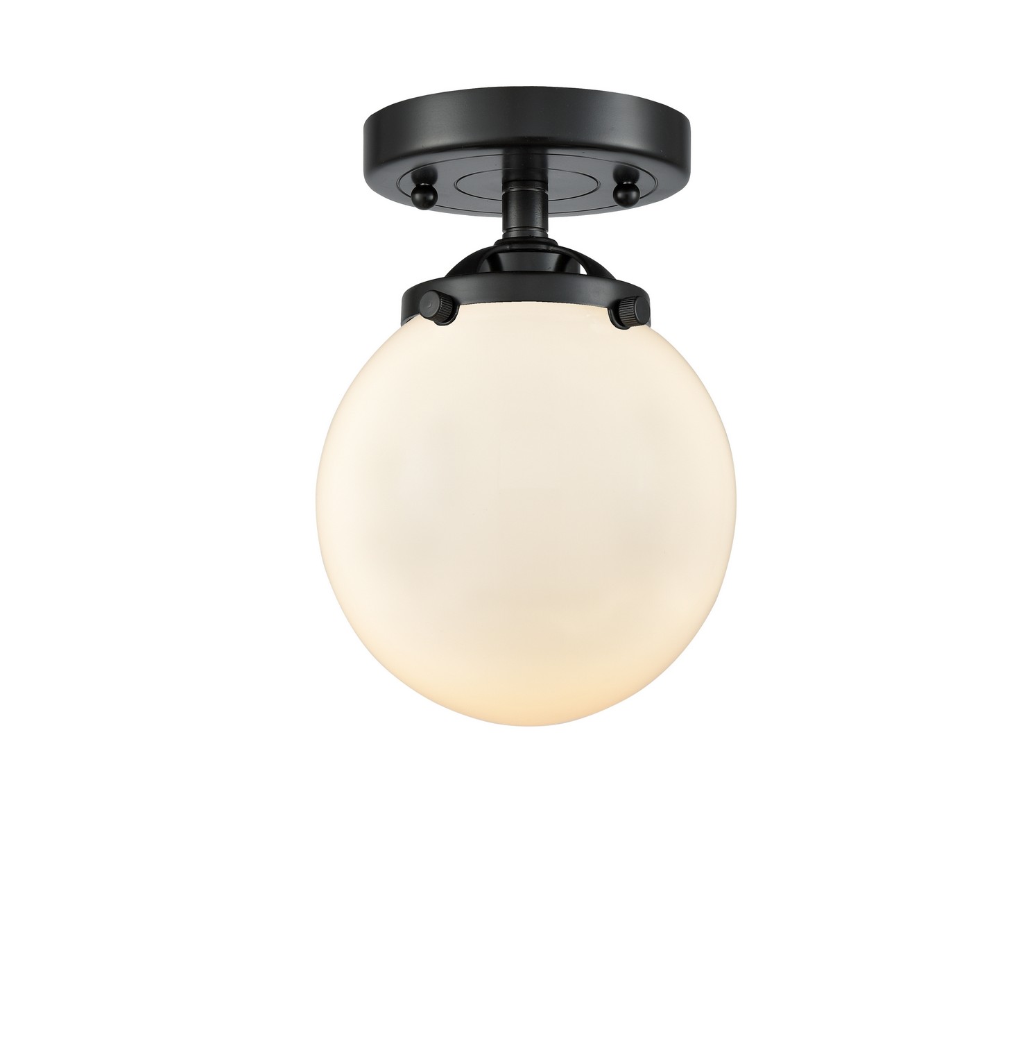 LED Semi-Flush Mount by Innovations - Nouveau Collection, Oil Rubbed Bronze Finish - 284-1C-OB-G201-6-LED