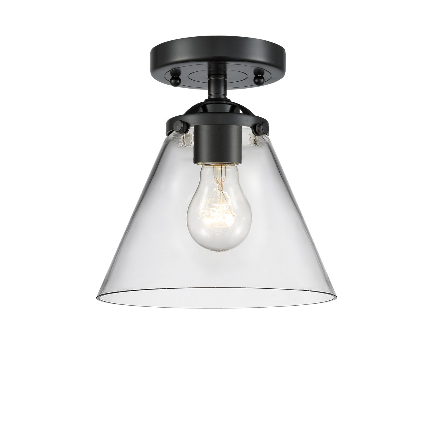 LED Semi-Flush Mount by Innovations - Nouveau Collection, Oil Rubbed Bronze Finish - 284-1C-OB-G42-LED