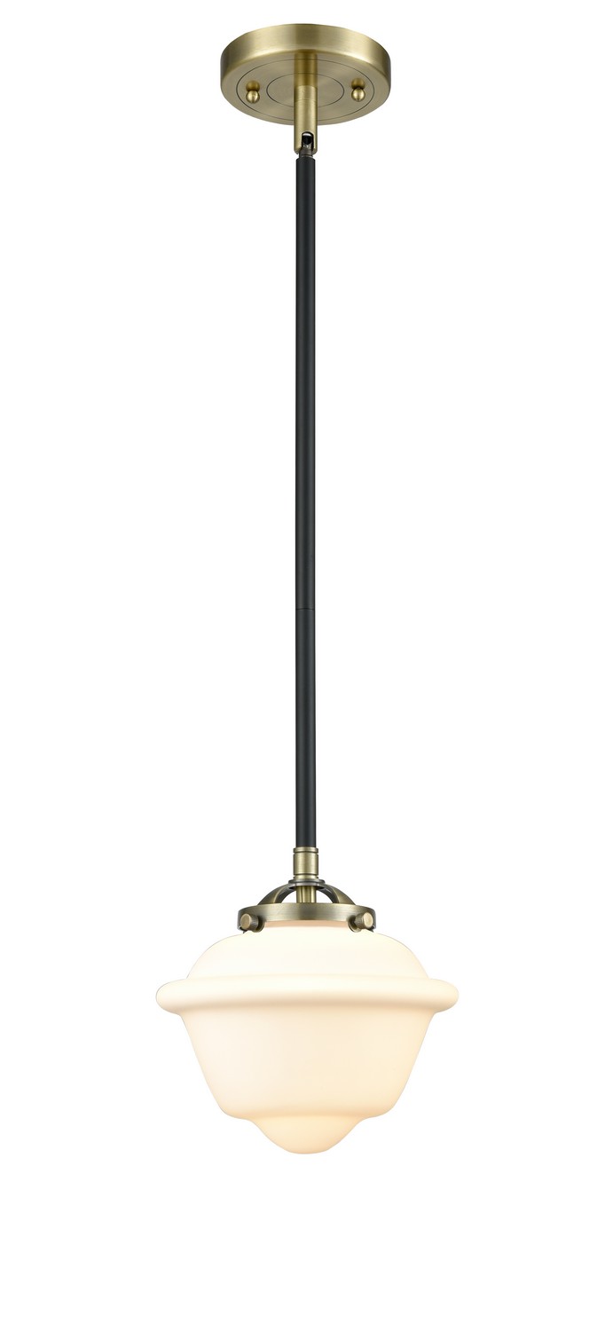 LED Mini Pendant by Innovations - Nouveau Collection, Black Antique Brass Finish - 284-1S-BAB-G531-LED