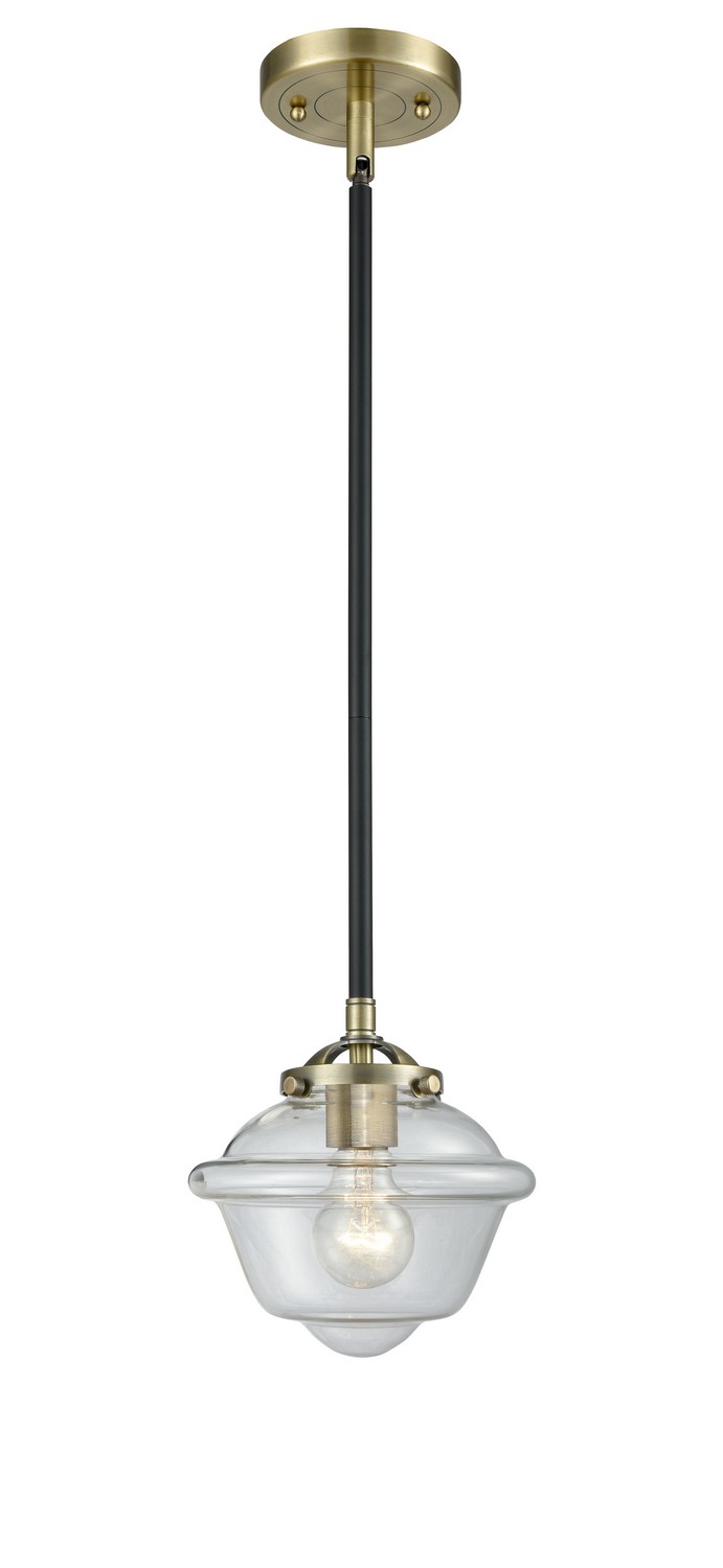 LED Mini Pendant by Innovations - Nouveau Collection, Black Antique Brass Finish - 284-1S-BAB-G532-LED