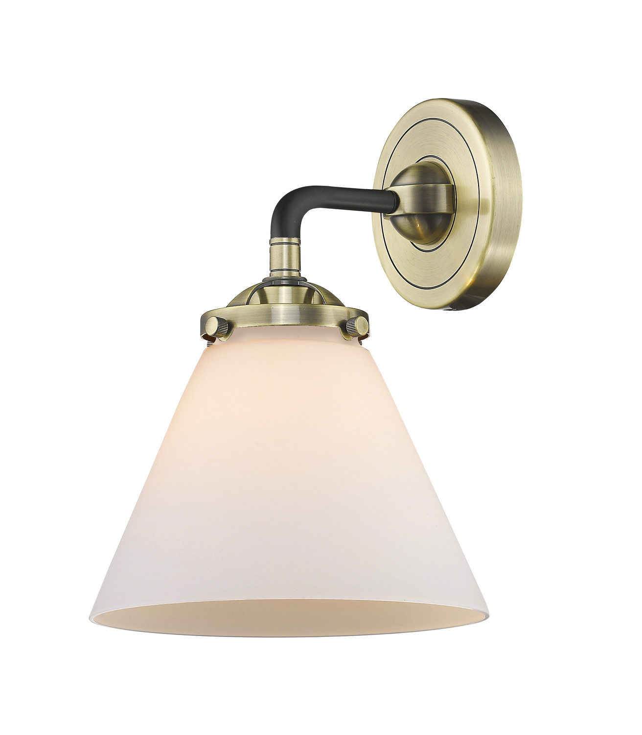One Light Wall Sconce by Innovations - Nouveau Collection, Black Antique Brass Finish - 284-1W-BAB-G41