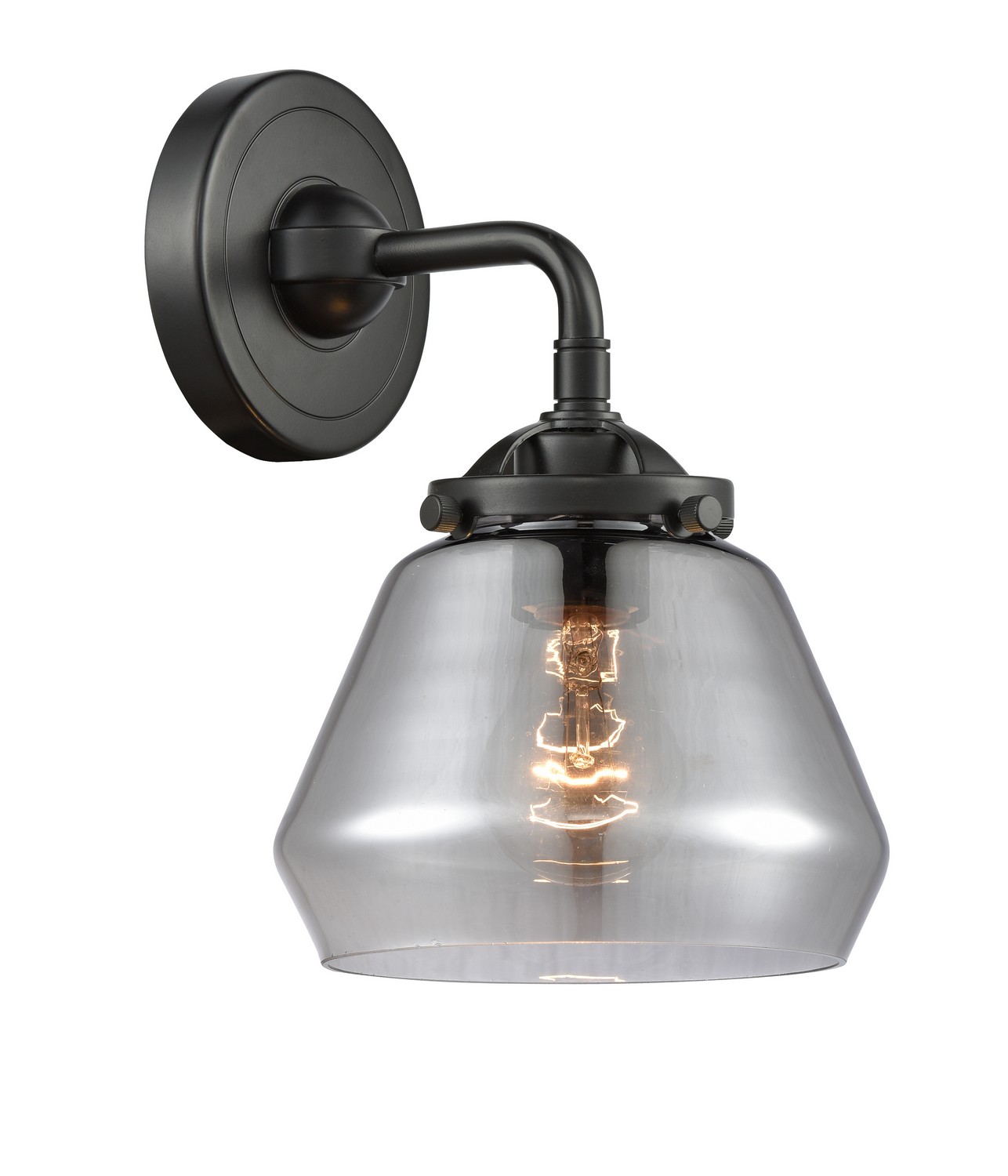 LED Wall Sconce by Innovations - Nouveau Collection, Oil Rubbed Bronze Finish - 284-1W-OB-G173-LED
