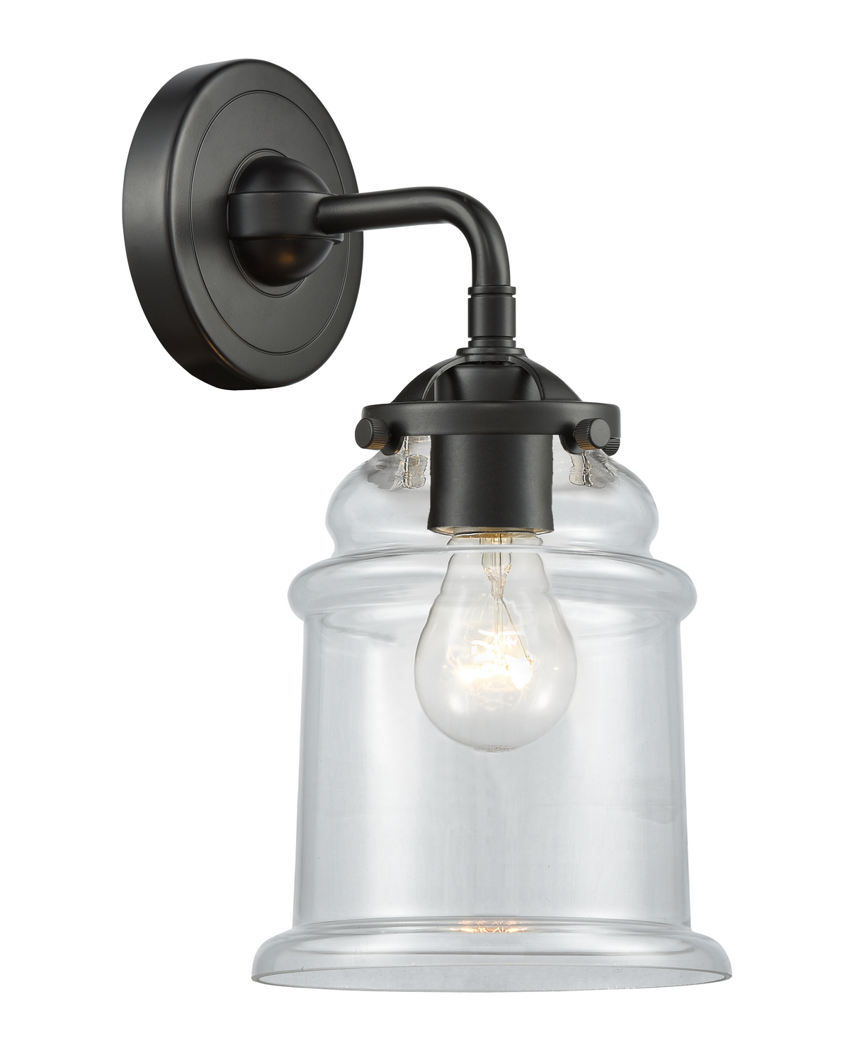 One Light Wall Sconce by Innovations - Nouveau Collection, Oil Rubbed Bronze Finish - 284-1W-OB-G182
