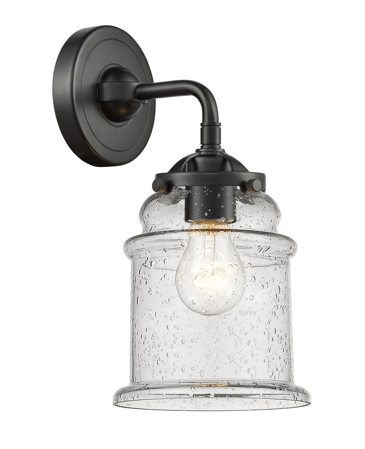 LED Wall Sconce by Innovations - Nouveau Collection, Oil Rubbed Bronze Finish - 284-1W-OB-G184-LED