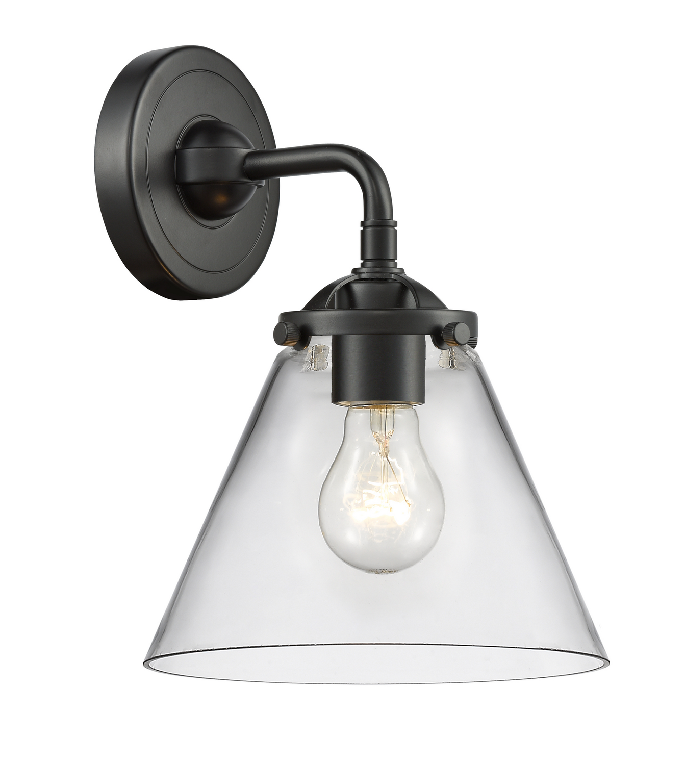 One Light Wall Sconce by Innovations - Nouveau Collection, Oil Rubbed Bronze Finish - 284-1W-OB-G42